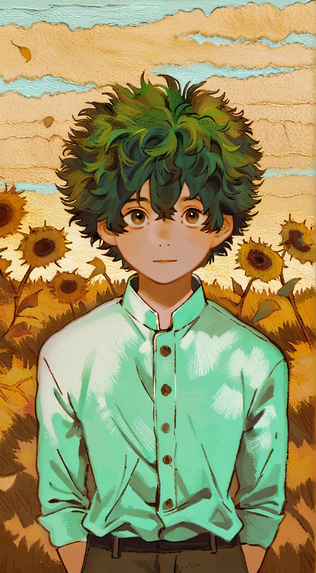 ai character: Deku background