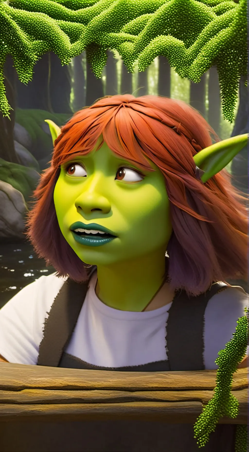 ai character: Felicia  background