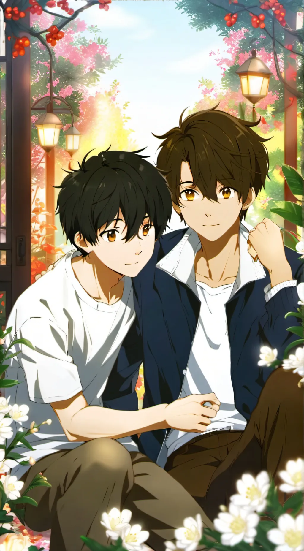 ai character: Max and Max background