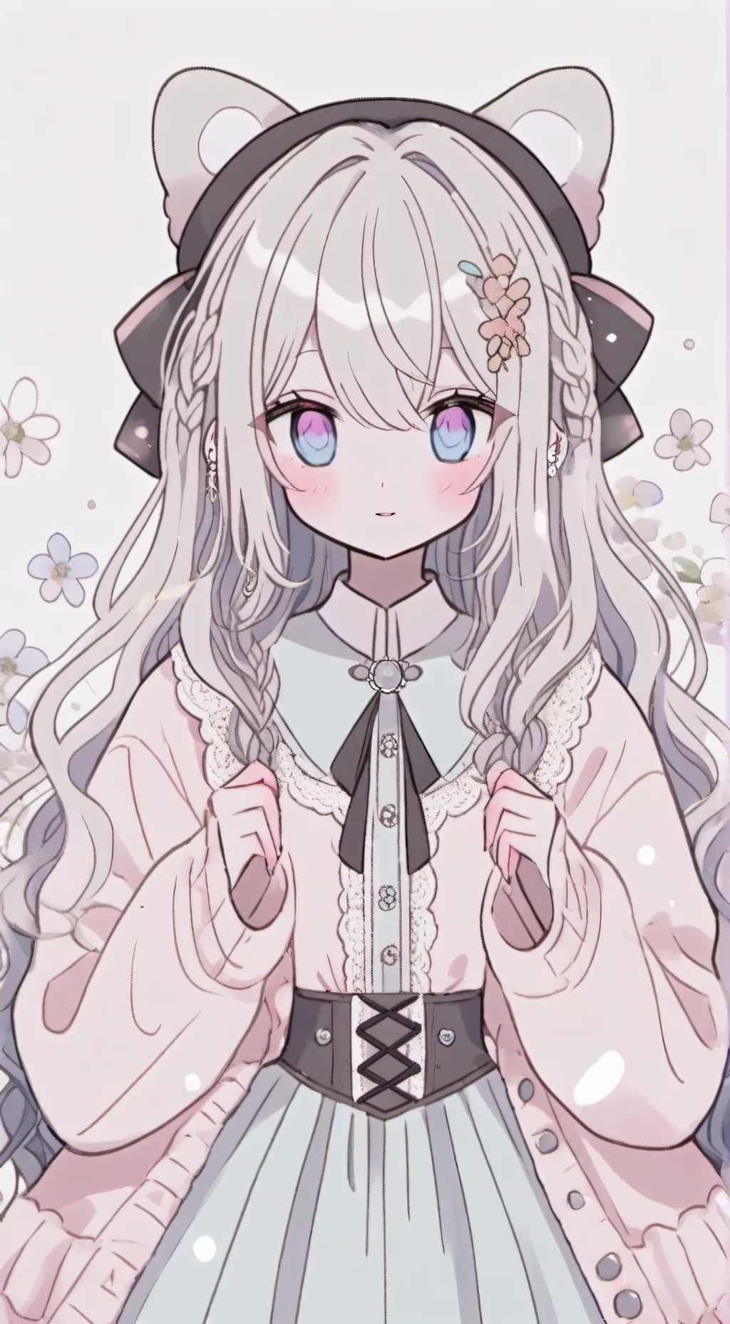 ai character: У́зи background