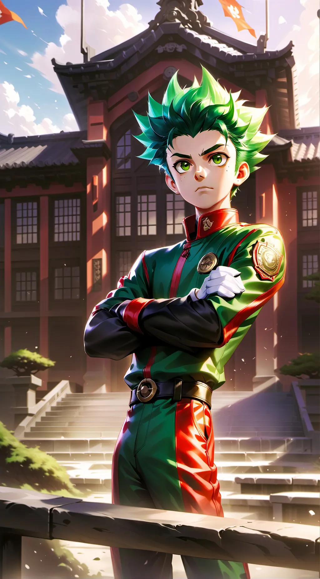 ai character: Izuku Midoriya background