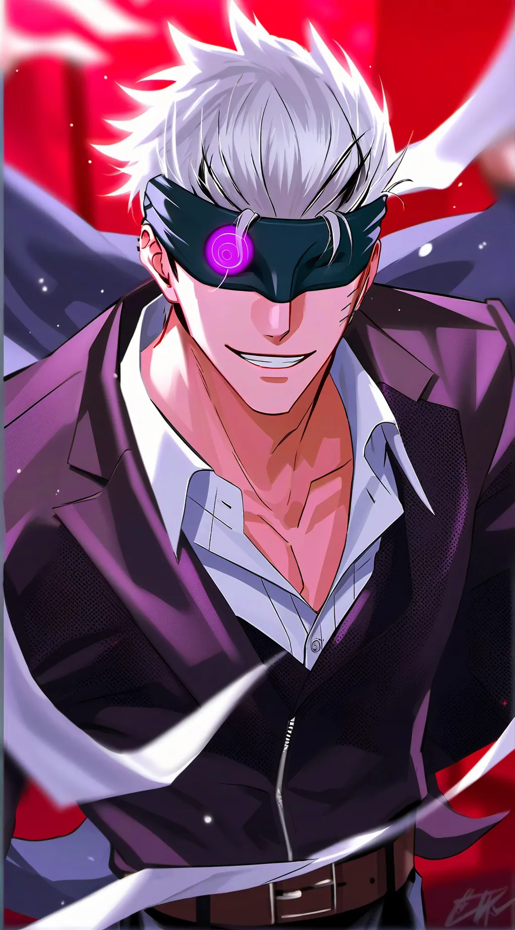 ai character: Gojo Satoru background