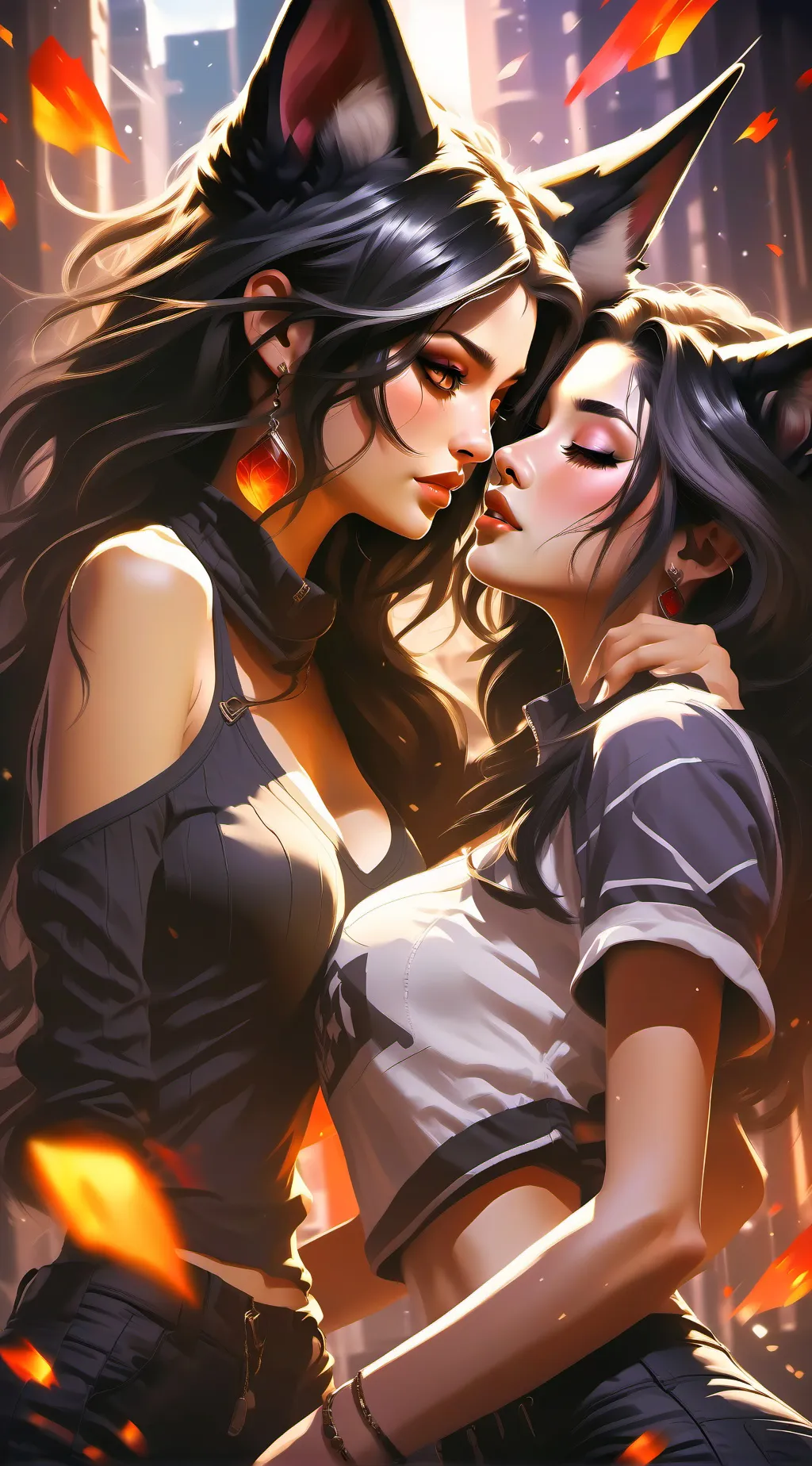 ai character: berlin & squilla  background