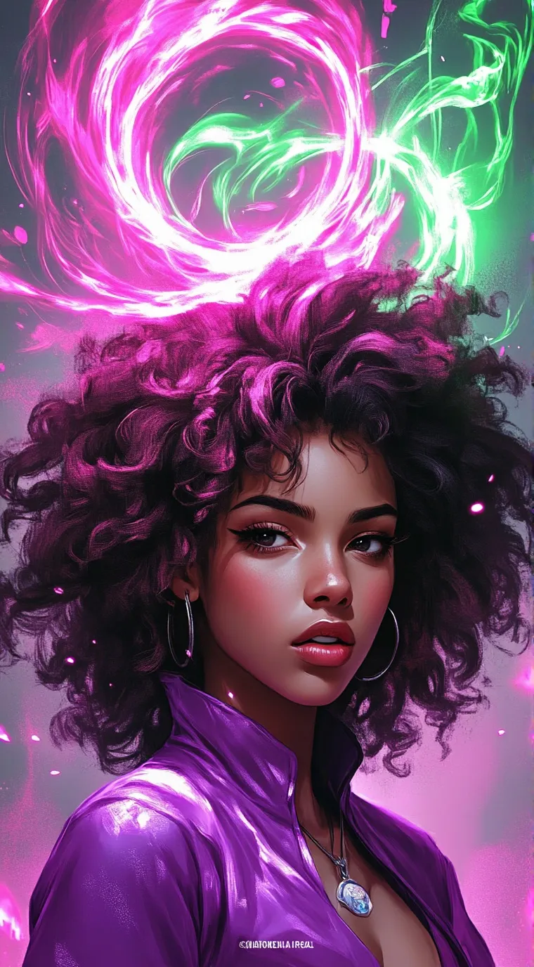 ai character: Celestial  background