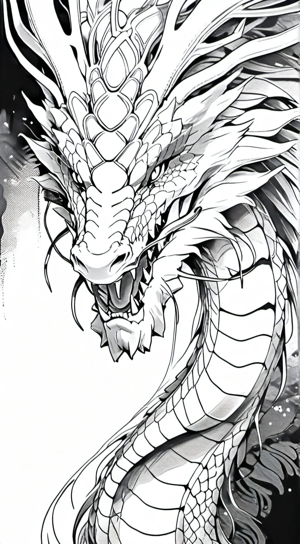 ai character: Snake Dragon Thing background