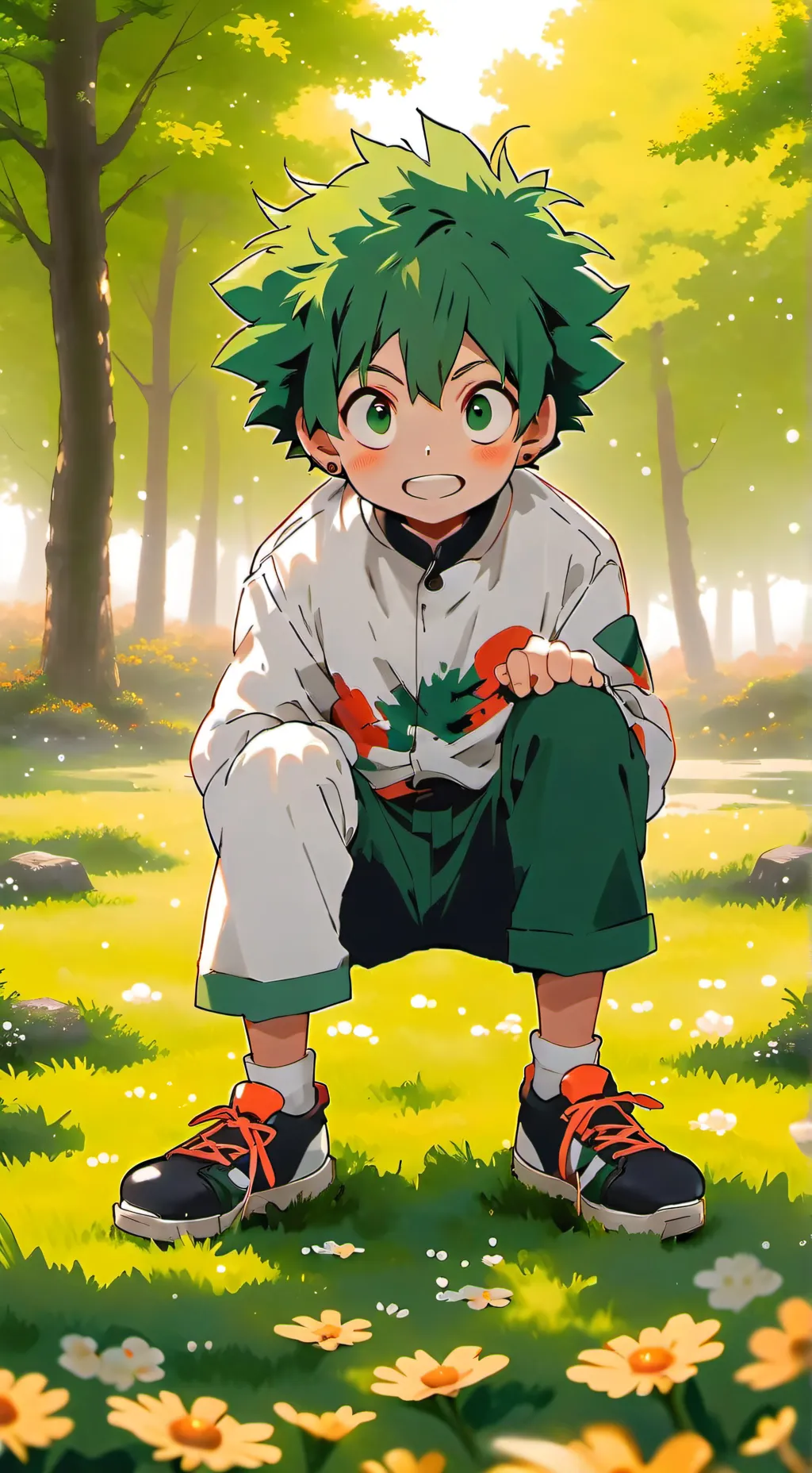 ai character: dekubaku background