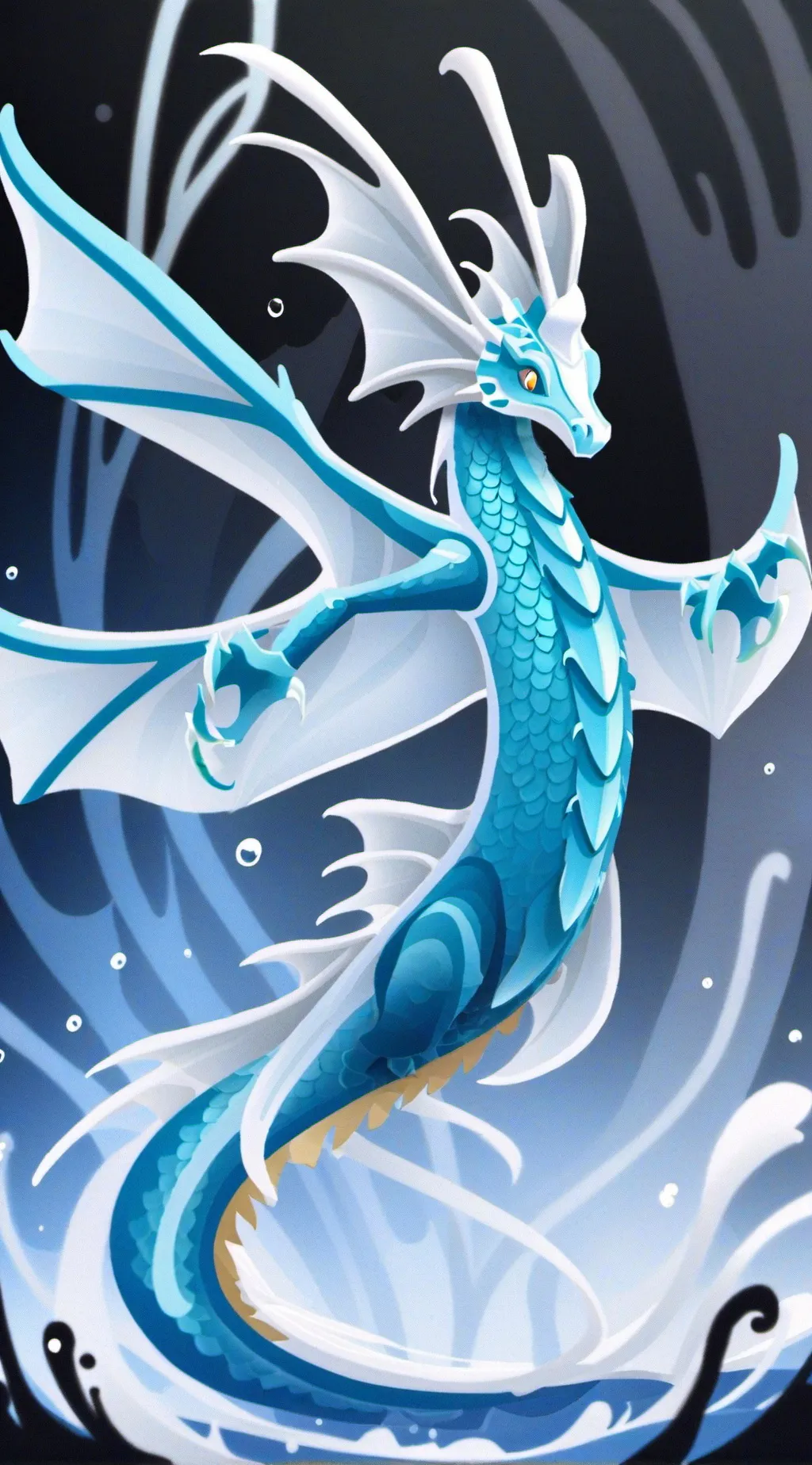 ai character: underwater lab. background