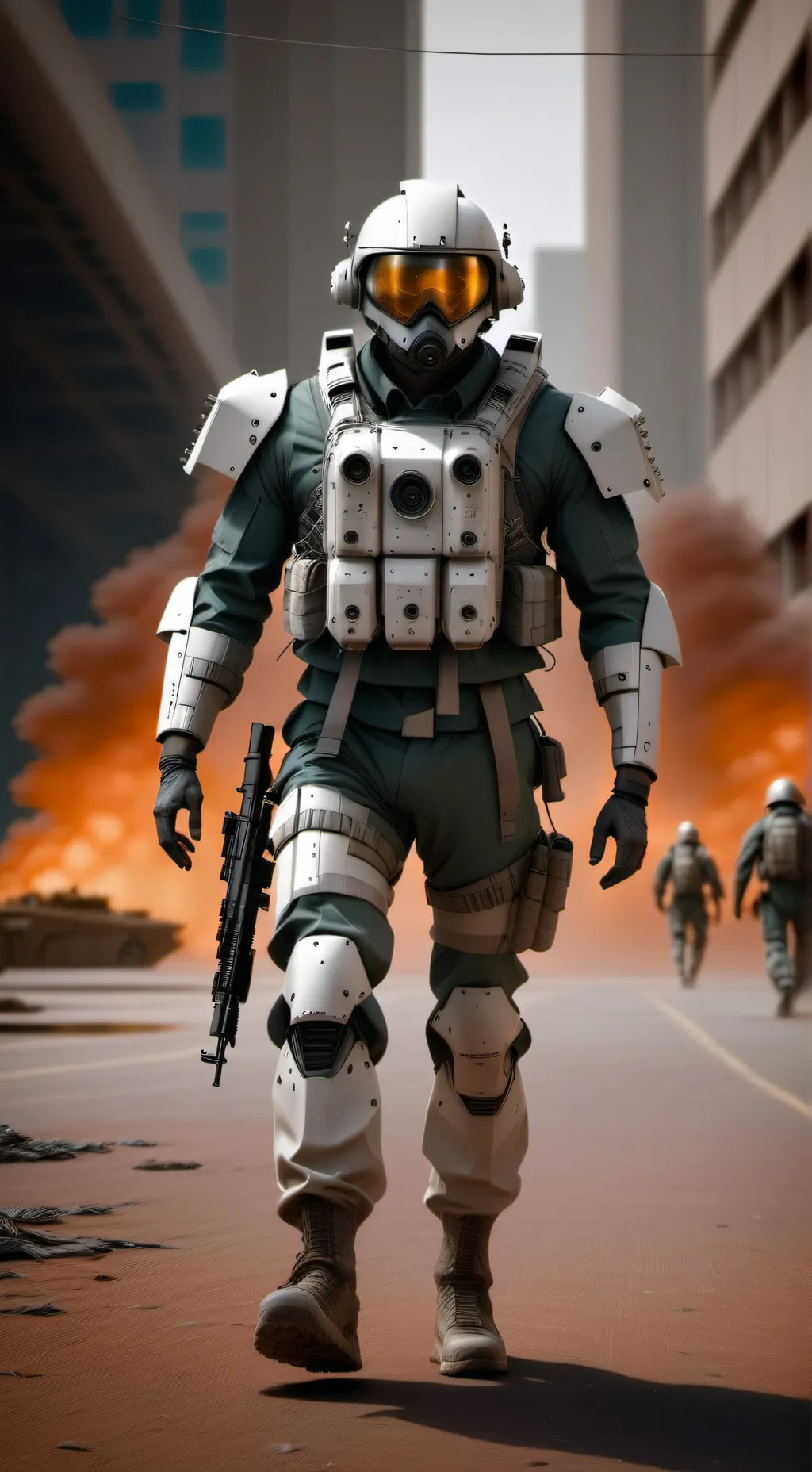 ai character: la coalición D.R background