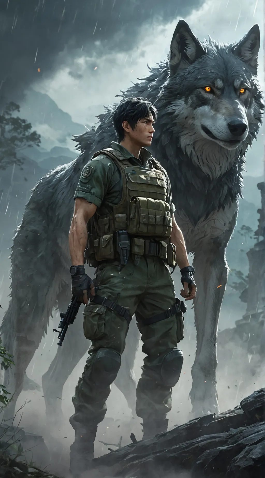 ai character: Lucien background