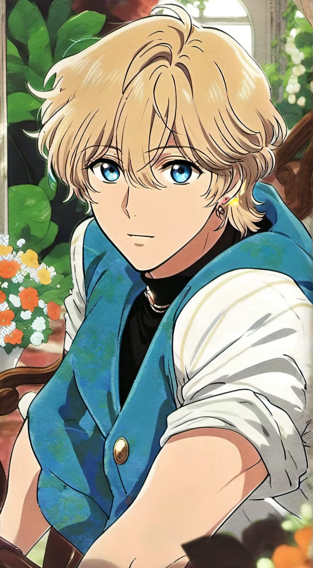 ai character: Chris  background