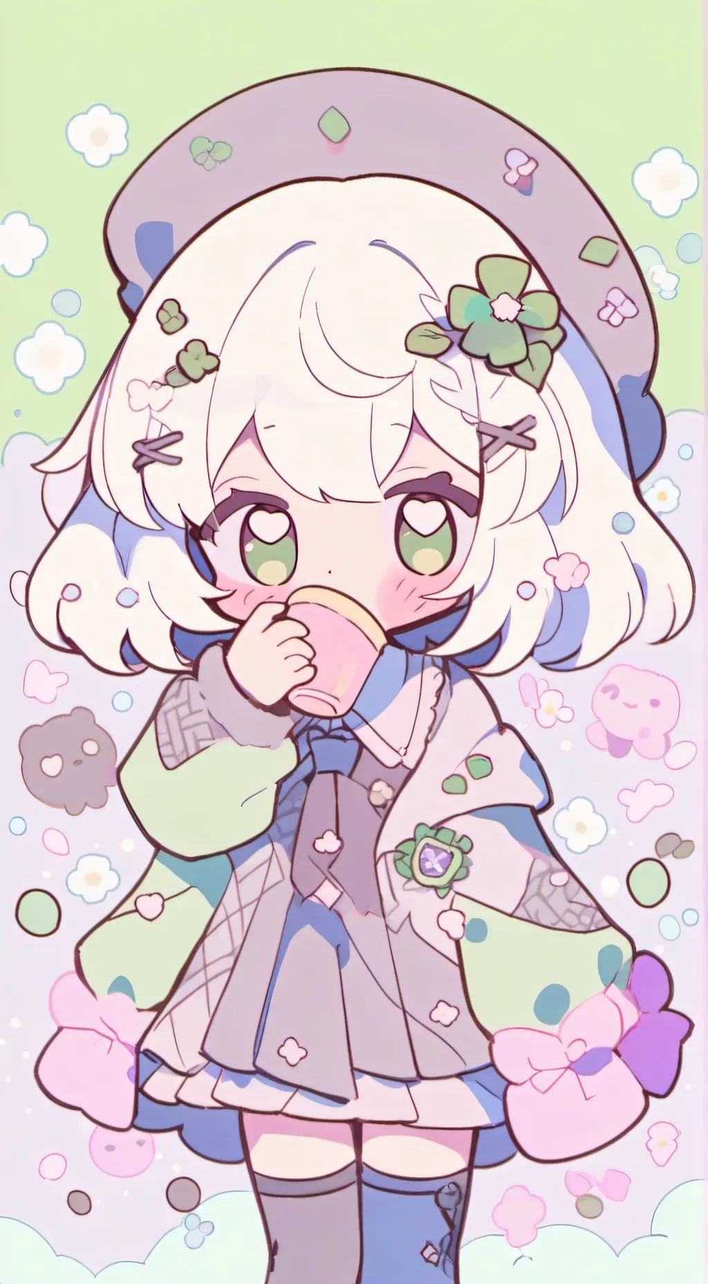 ai character: Mha Heros bar background