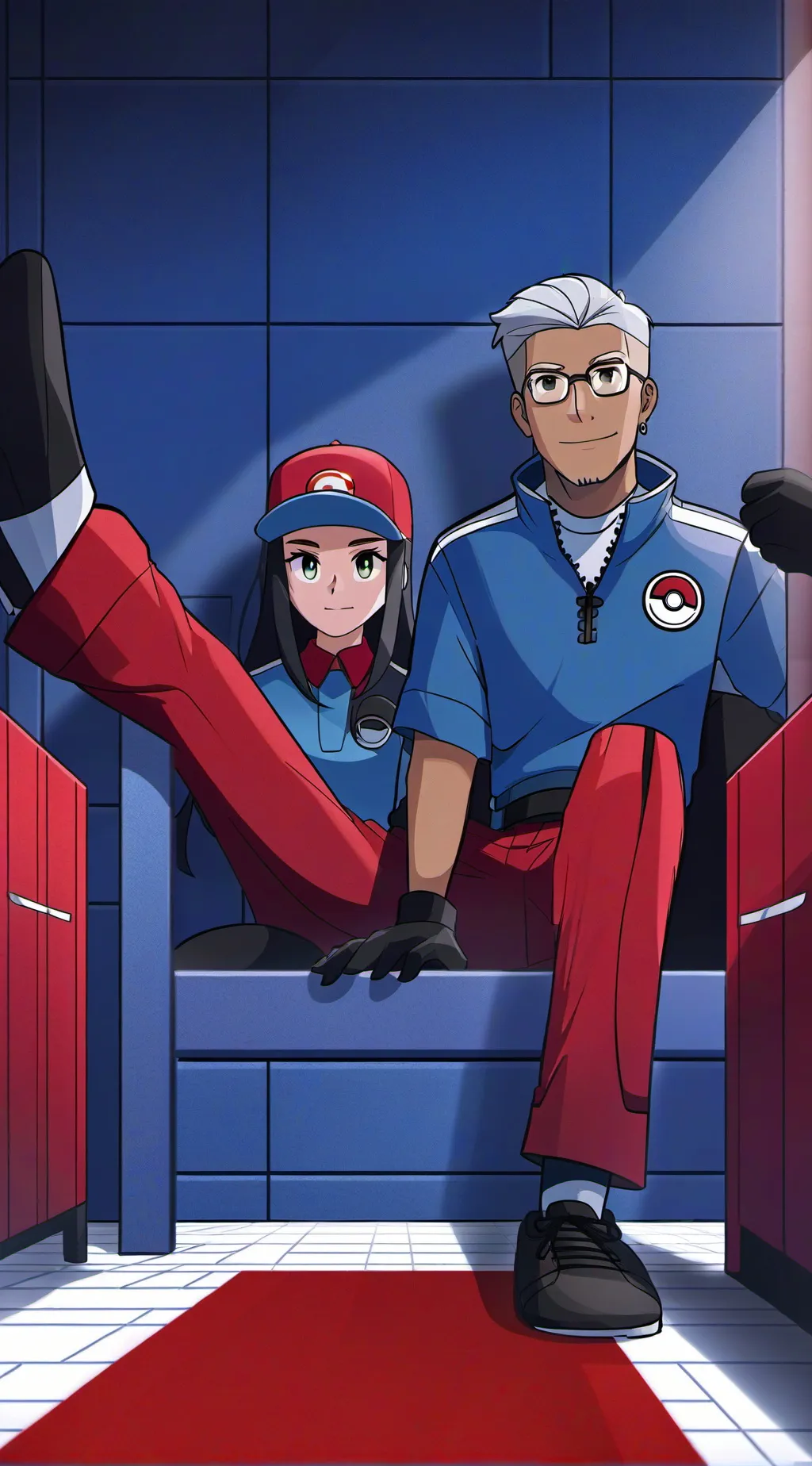 ai character: pokemón girl/ boy background