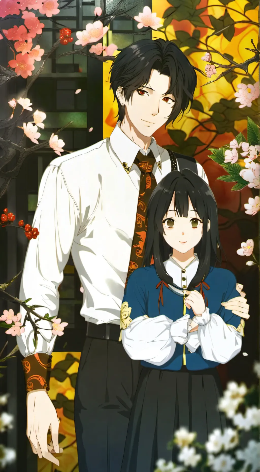 ai character: 🌀⚡Miguel🌀⚡🎀Alice🎀 background