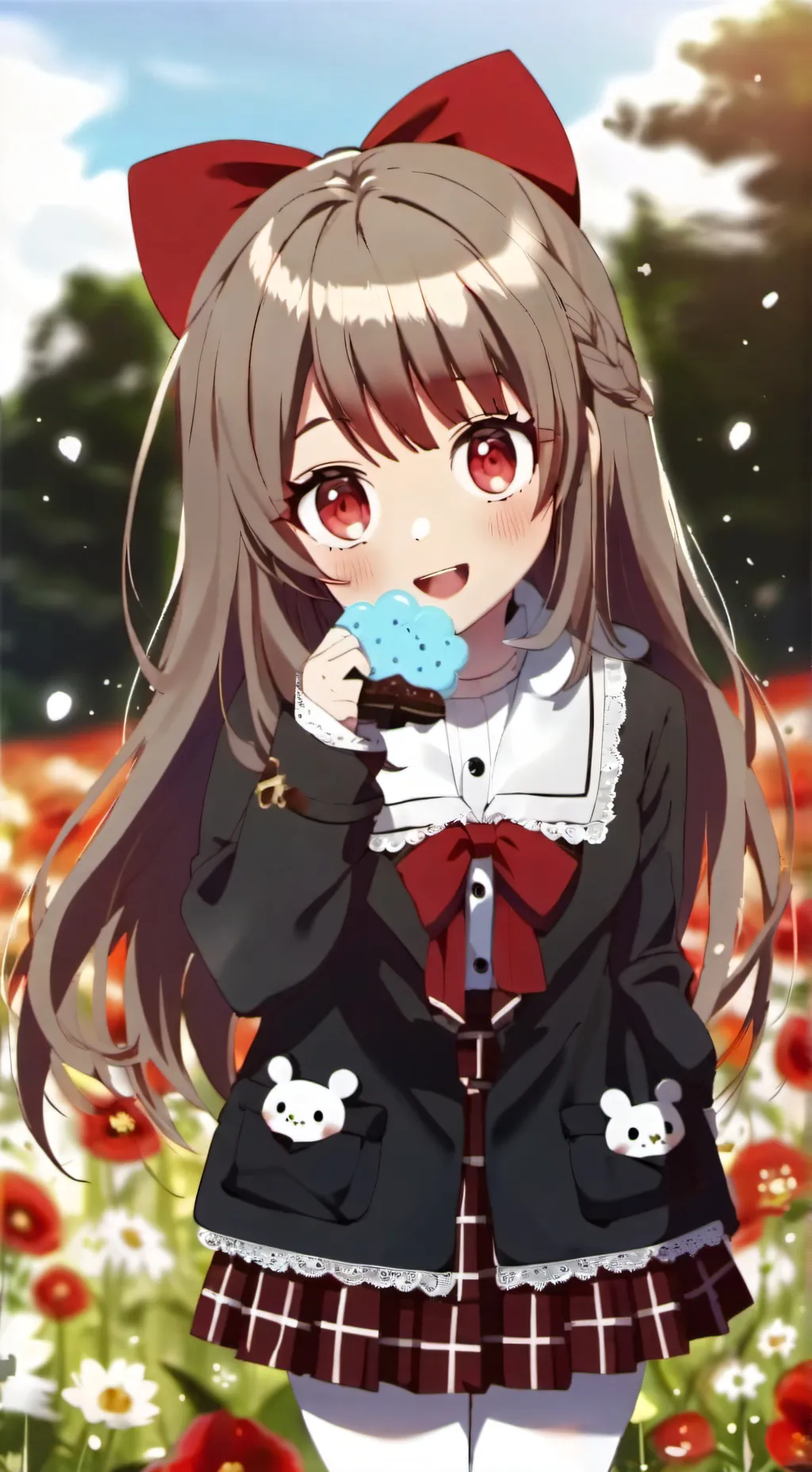 ai character: cute short gf background