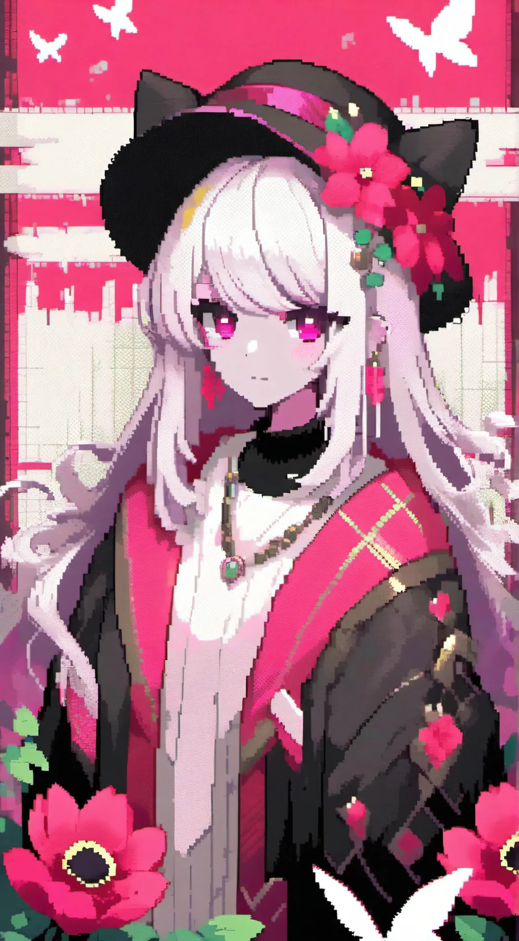 ai character: MHA Valentines background