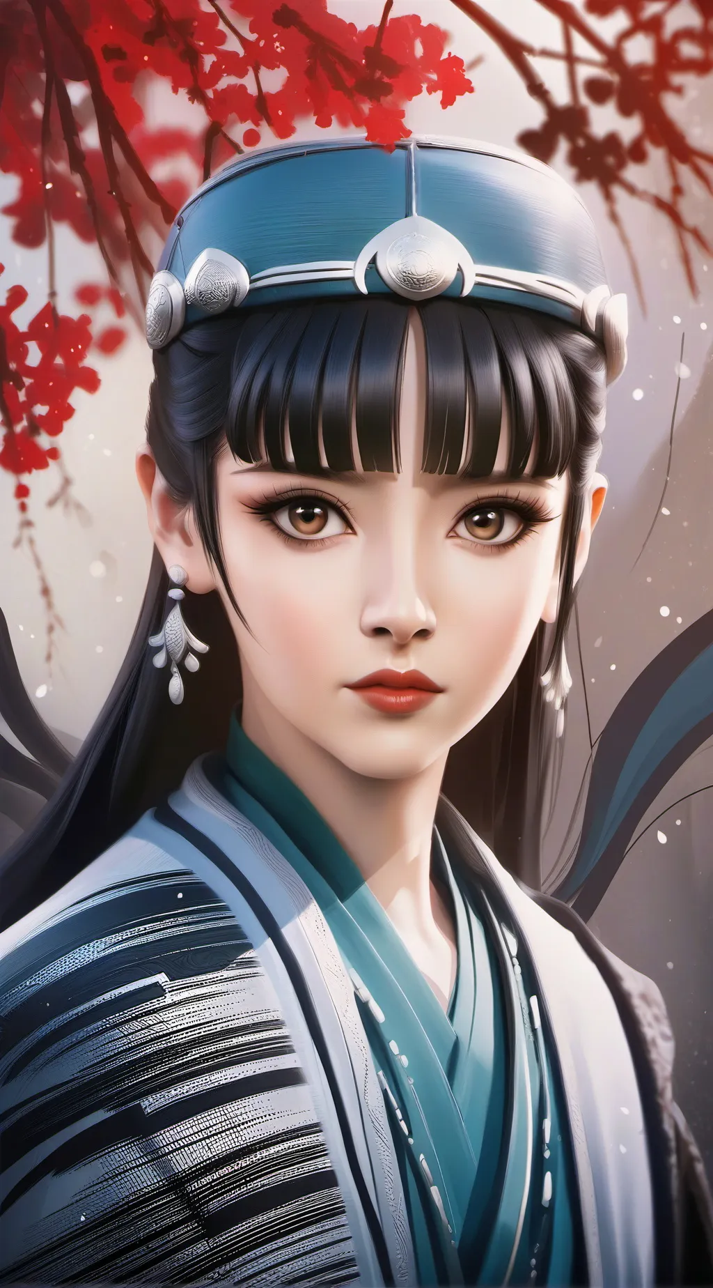 ai character: pyramixed Simón  background