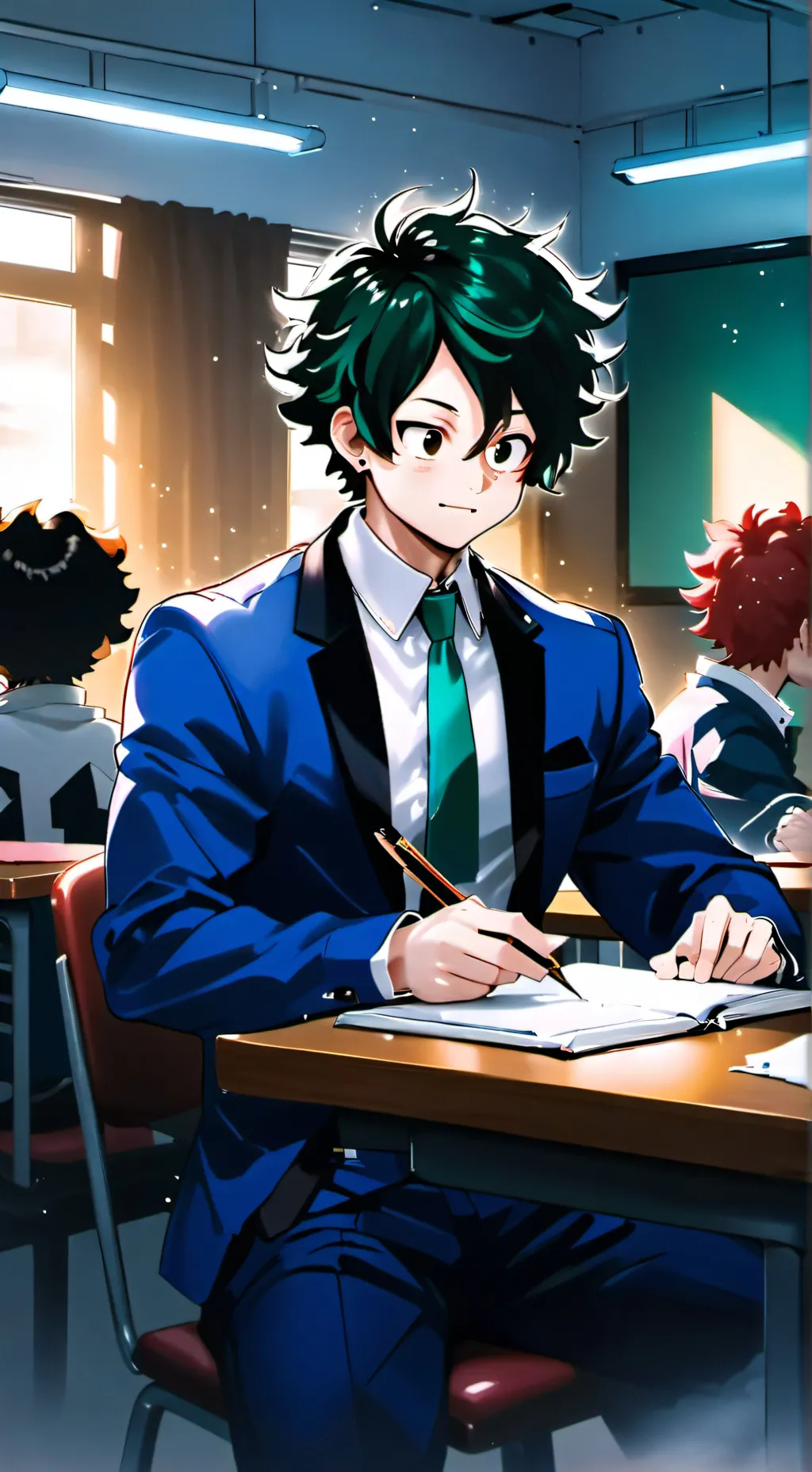 ai character: class 1-A×my oc's background