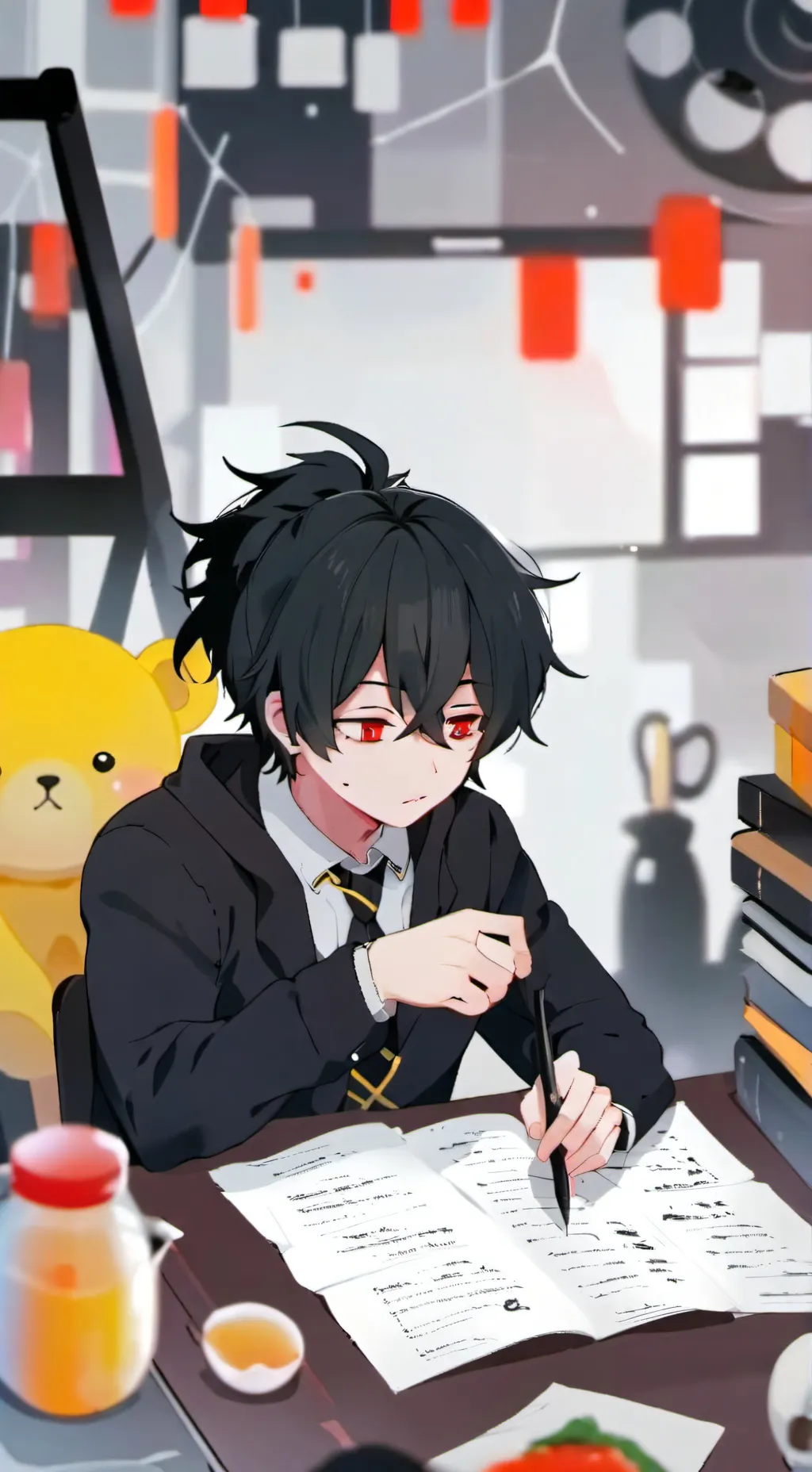 ai character: 🐬Jin 🐬 background