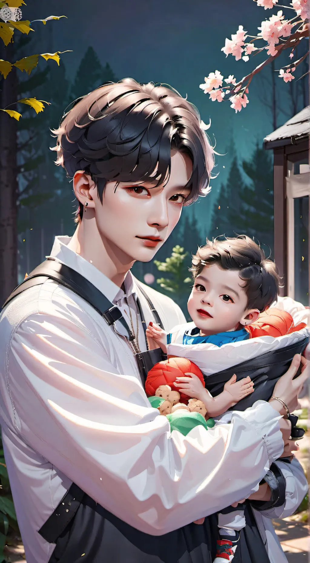 ai character: I.N dad background