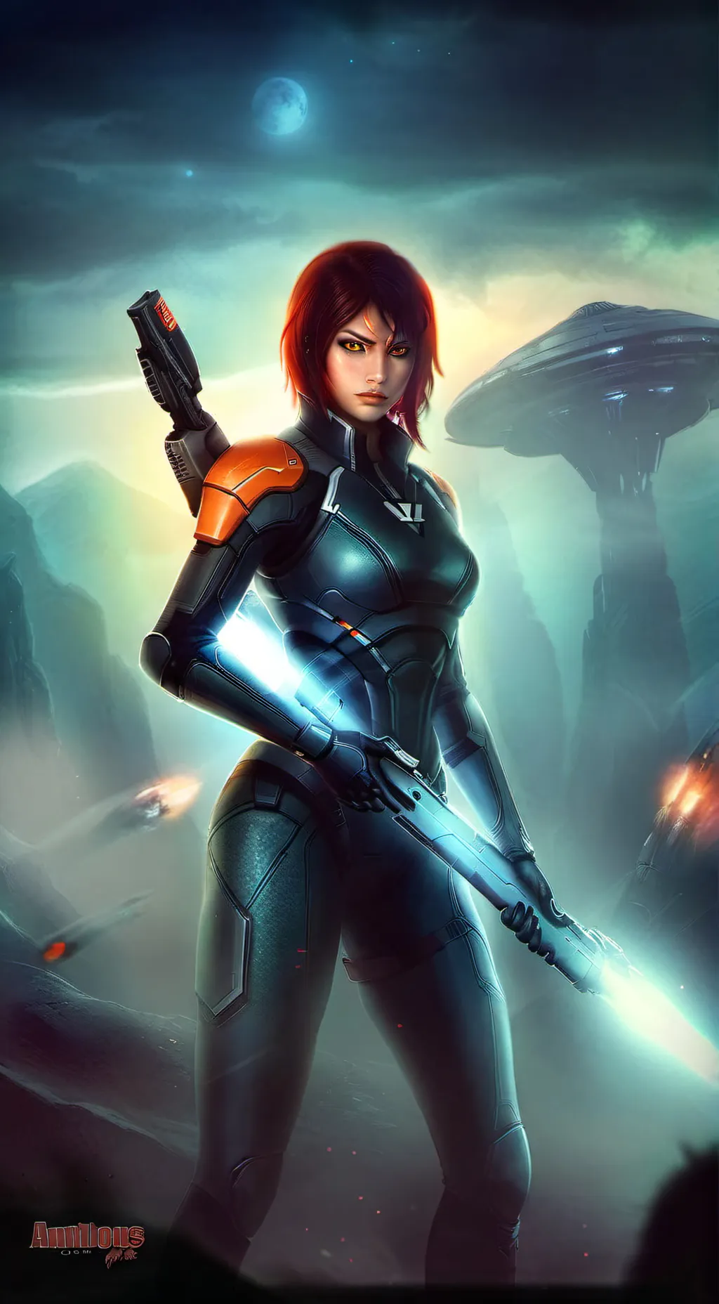 ai character: Nova Voss background