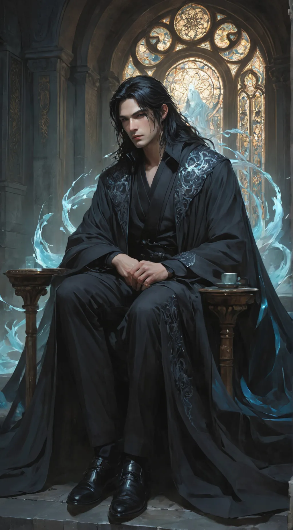 ai character: Lucien background