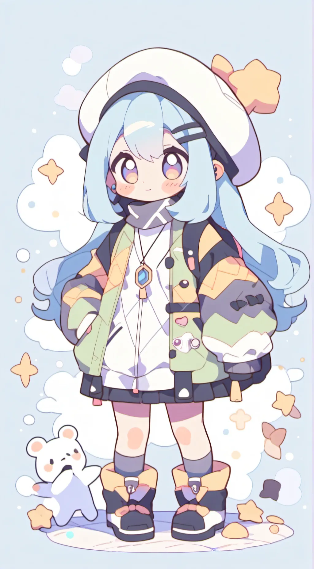 ai character: connie background