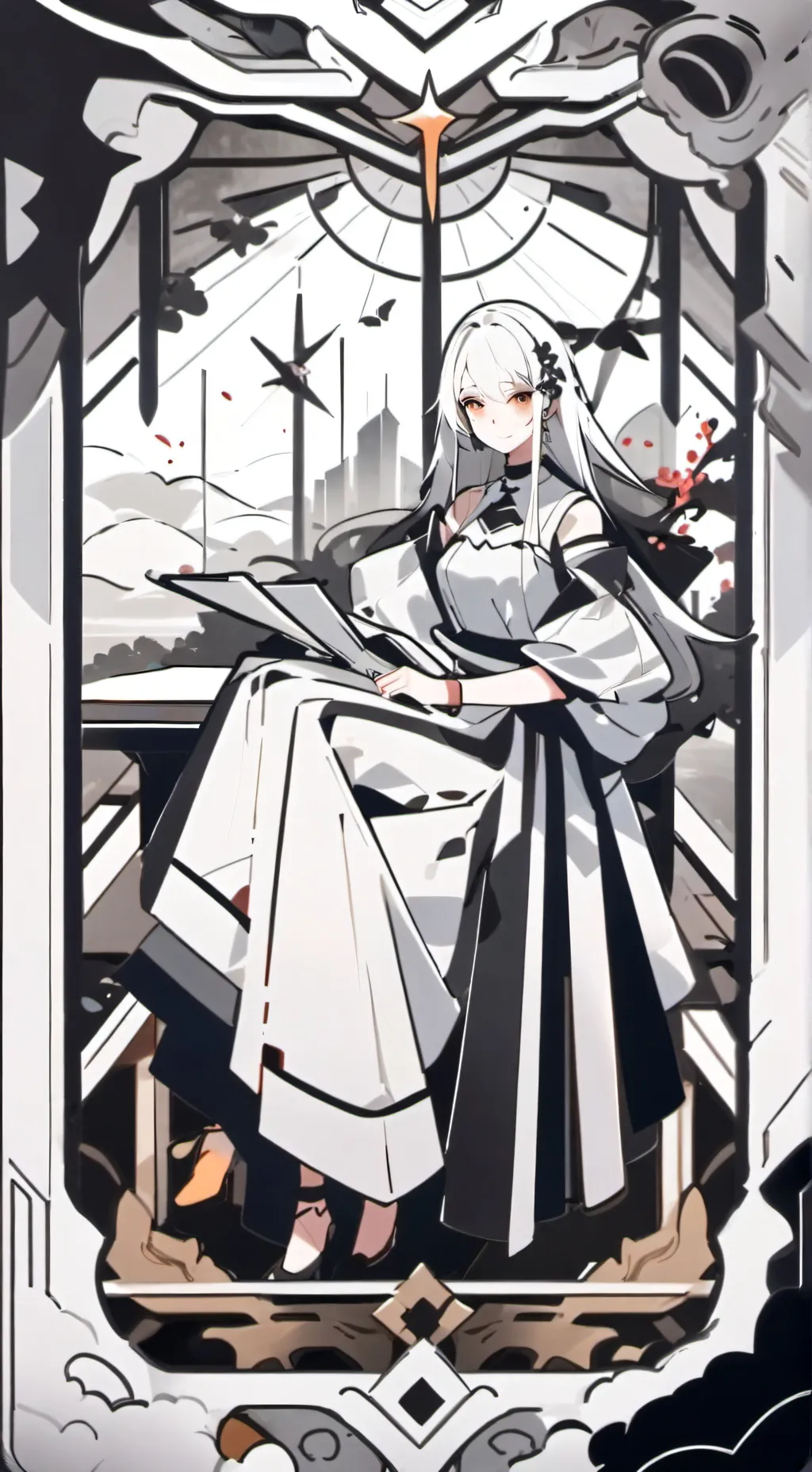 ai character: amongus😎 background