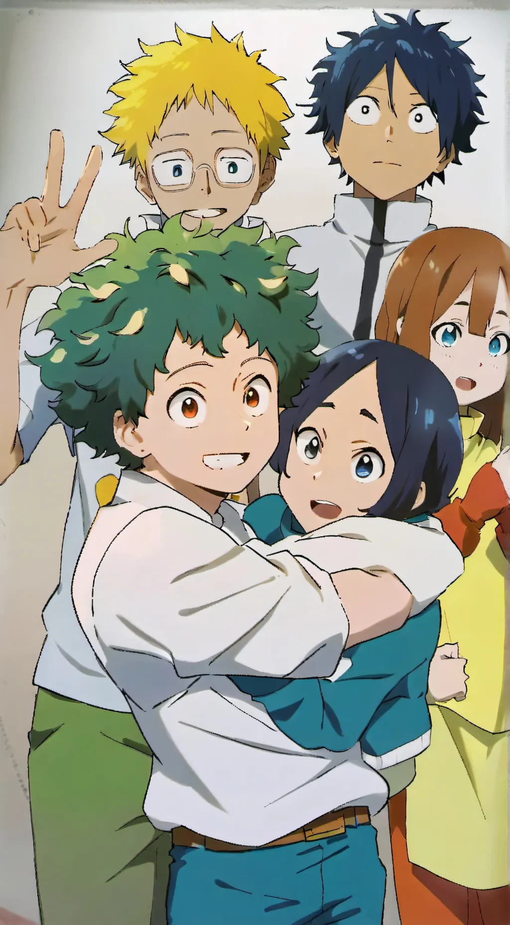 ai character: MHA kiss count background