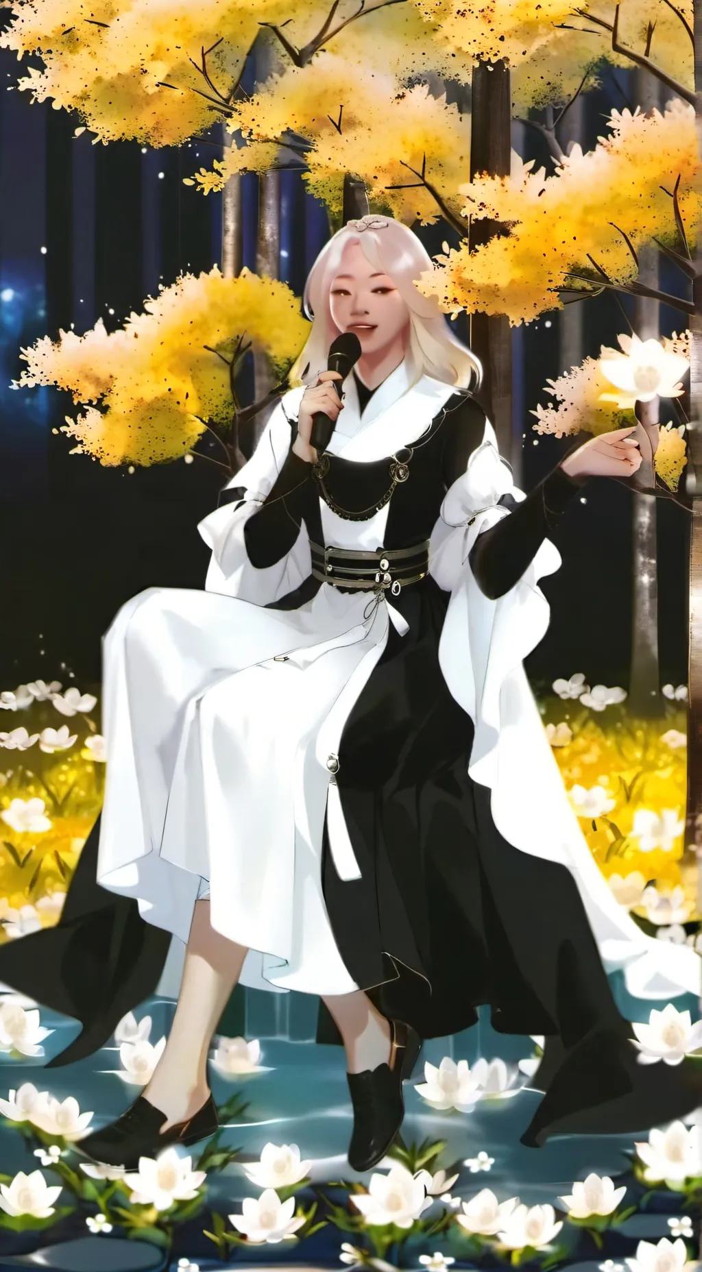 ai character: Luna background