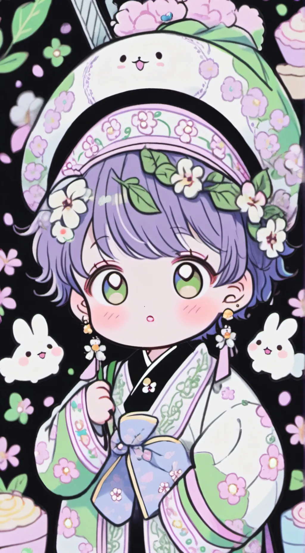 ai character: U CHOOSE background