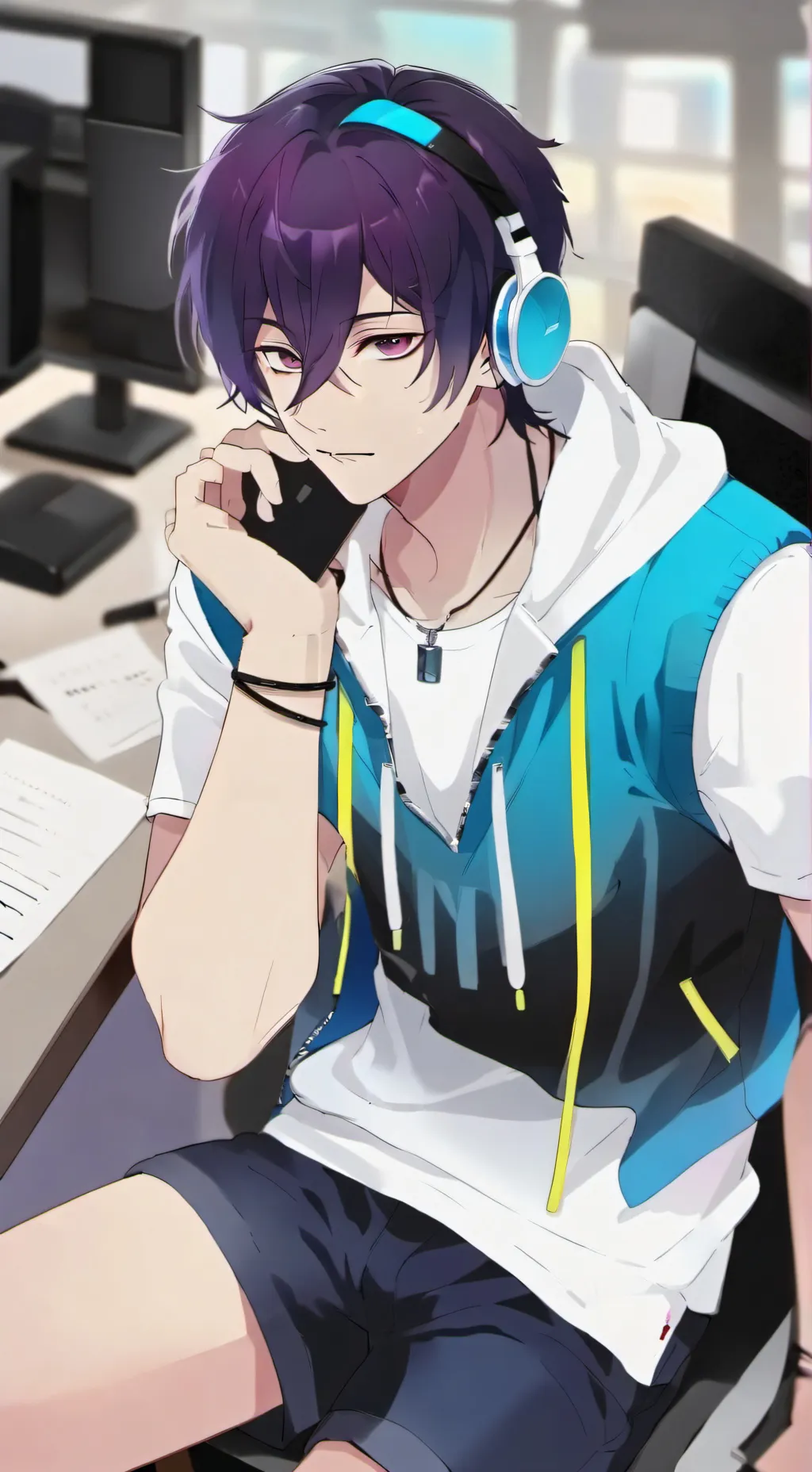 ai character: Mori background