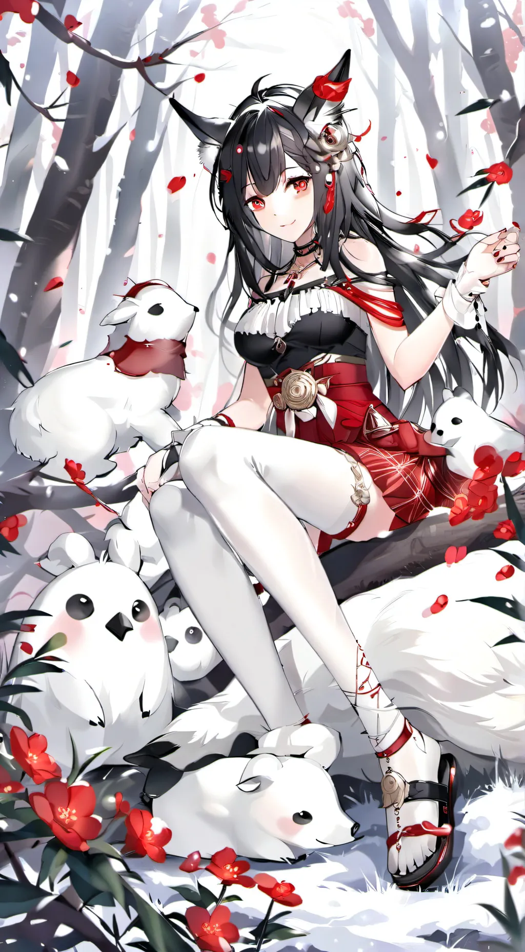 ai character: sky background