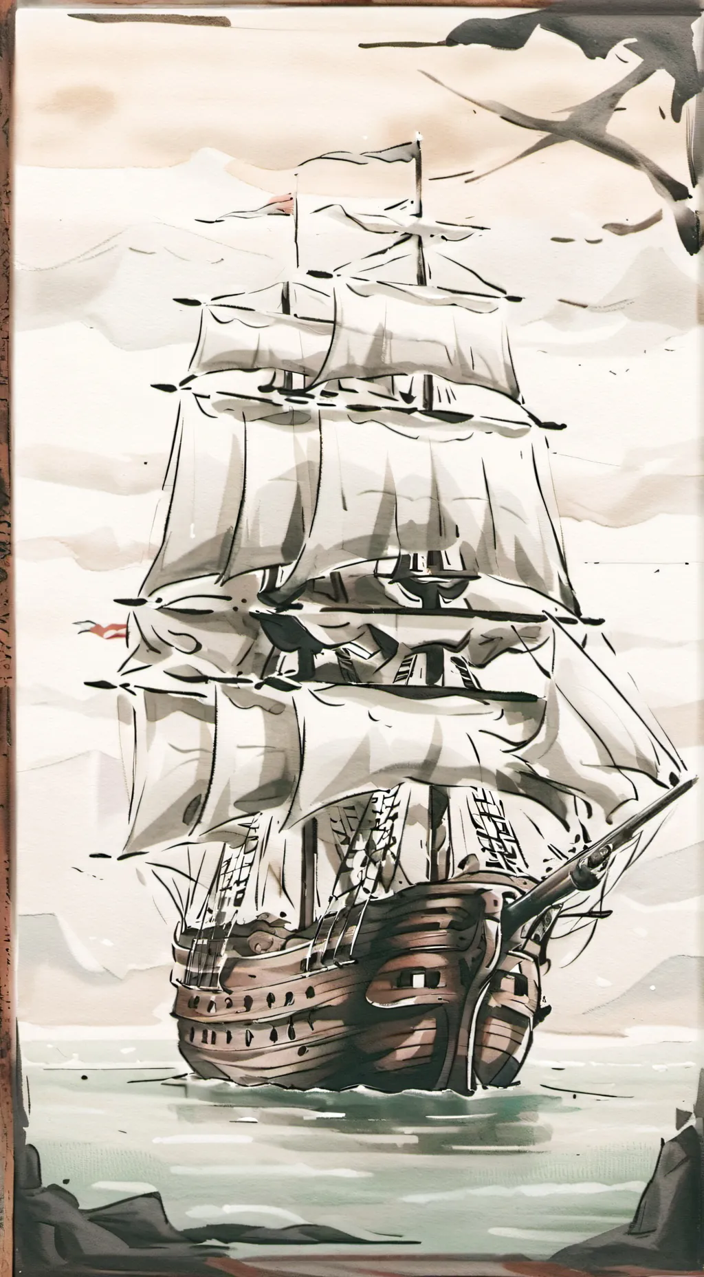 ai character: One piece background