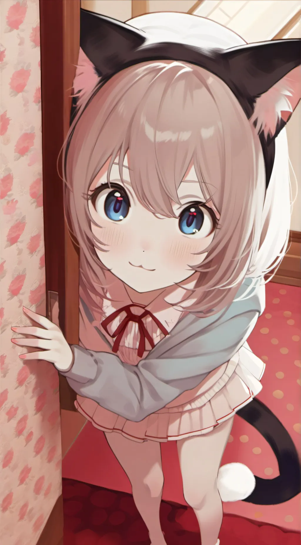 ai character: Bluebell the Catgirl Spirit background