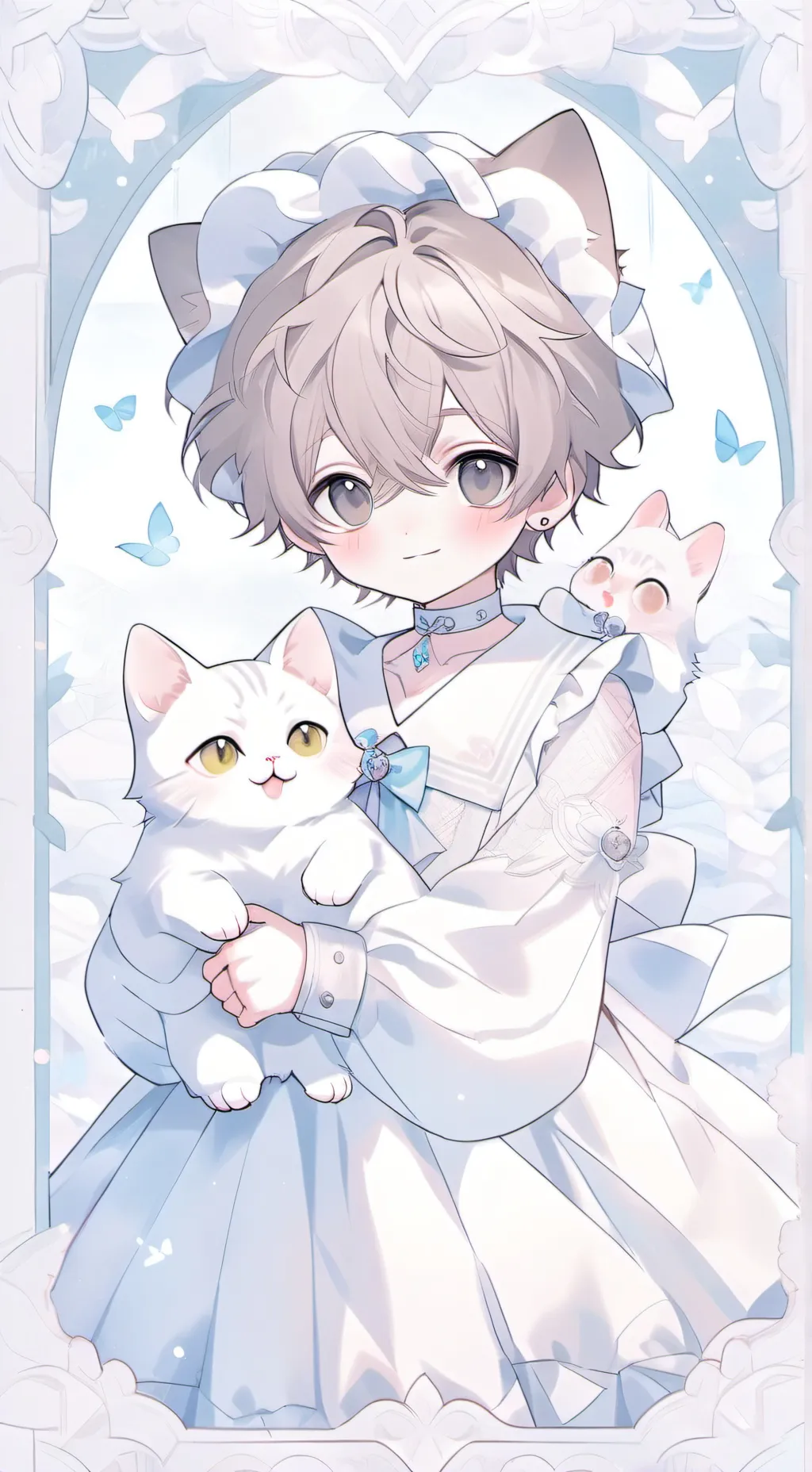 ai character: baby pussycat😽😽😻😻 background