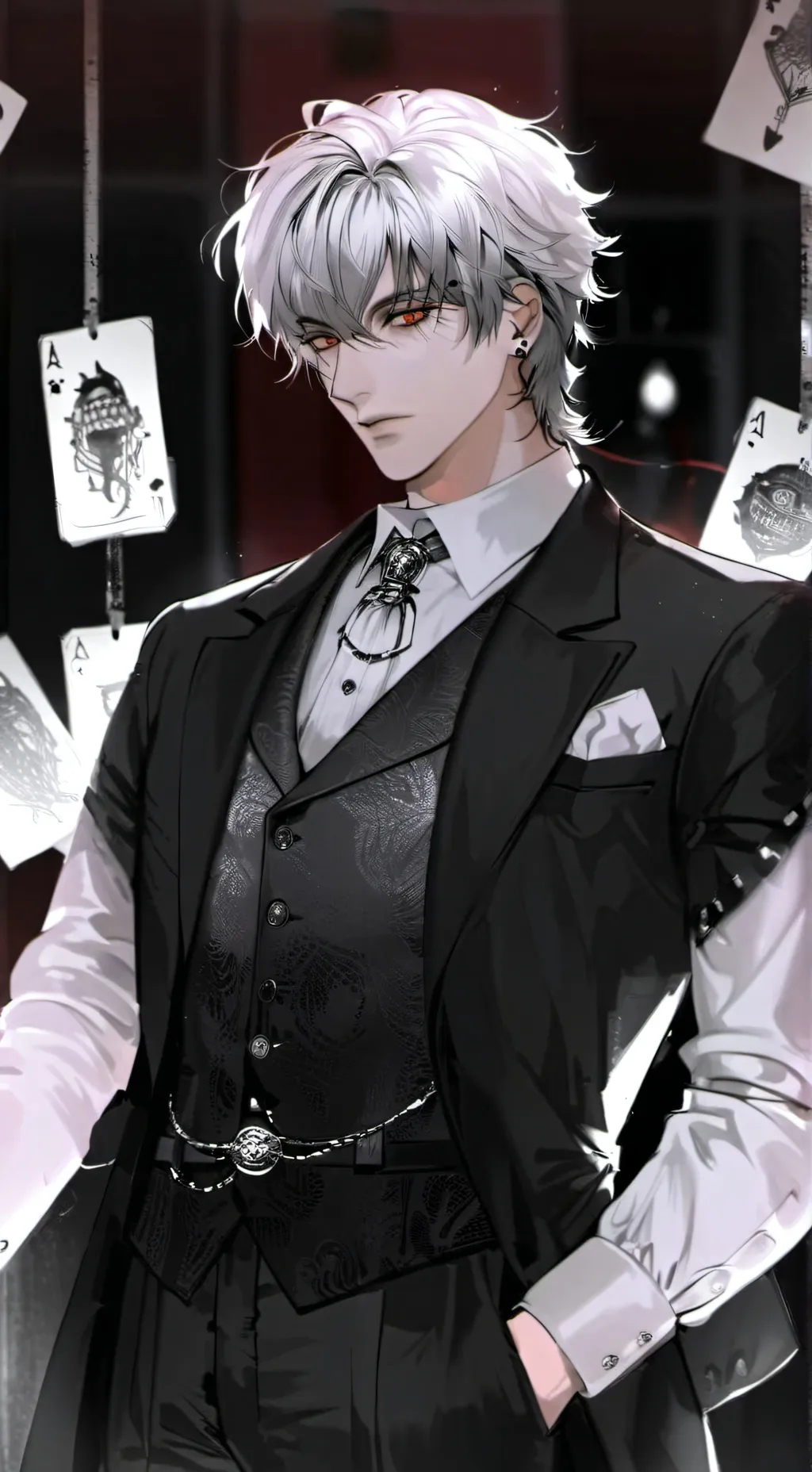 ai character: Leon background