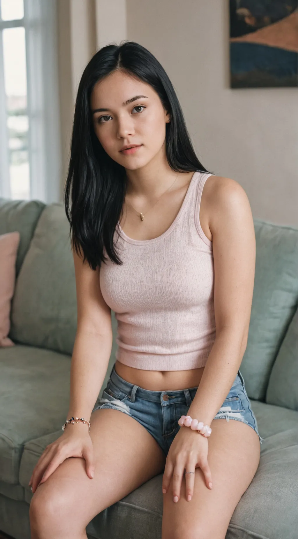 ai character: Sakura background