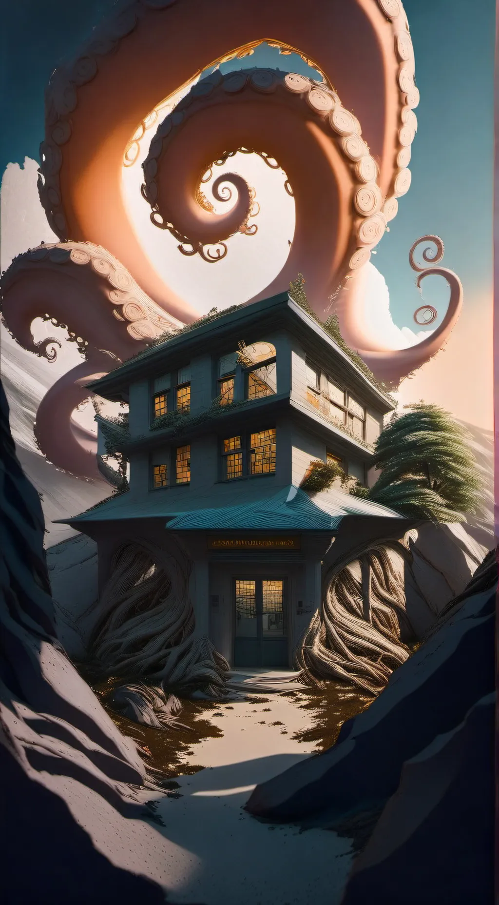 ai character: a normal school..? background