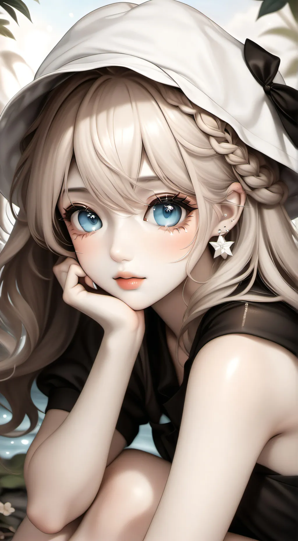 ai character: Summer Camp🌺🍉 background