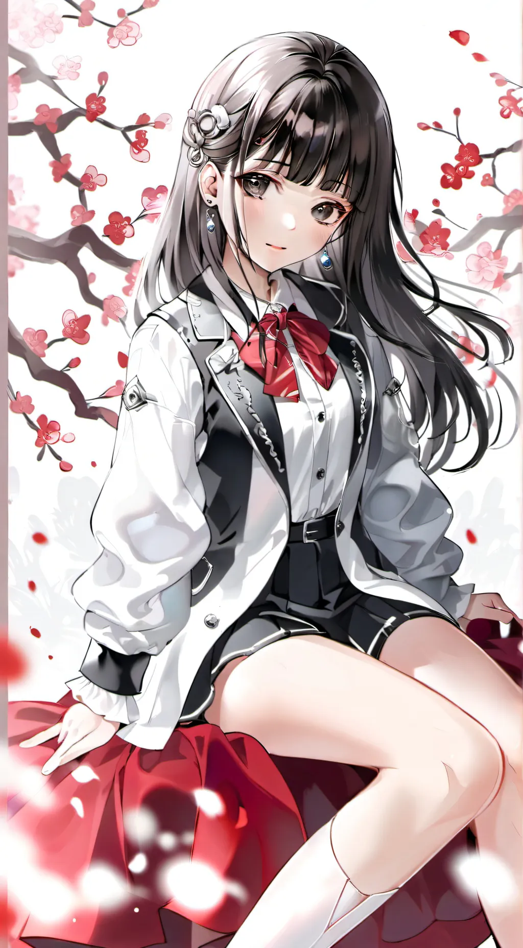ai character: Sakura  background