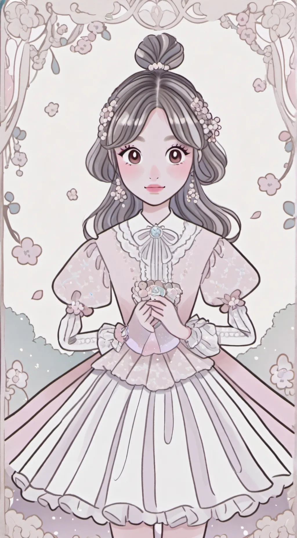 ai character: Lilly background