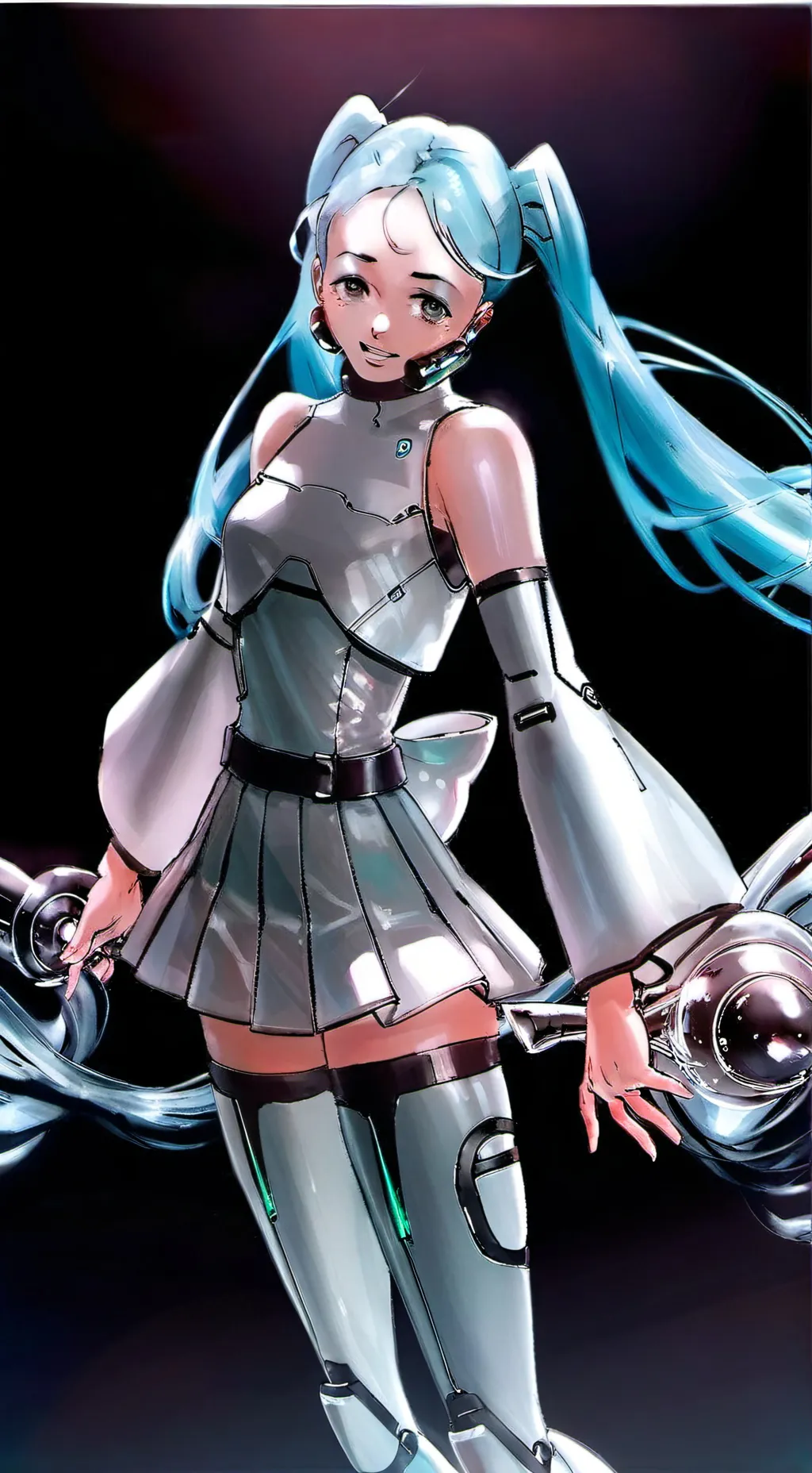 ai character: Miku background