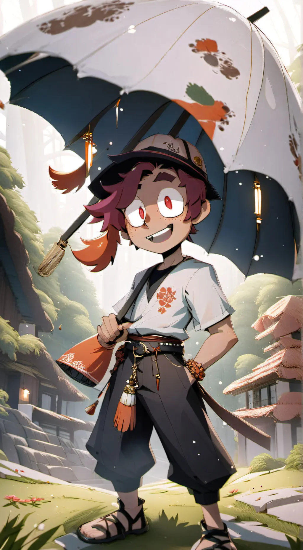 ai character: morajo vs torajo background