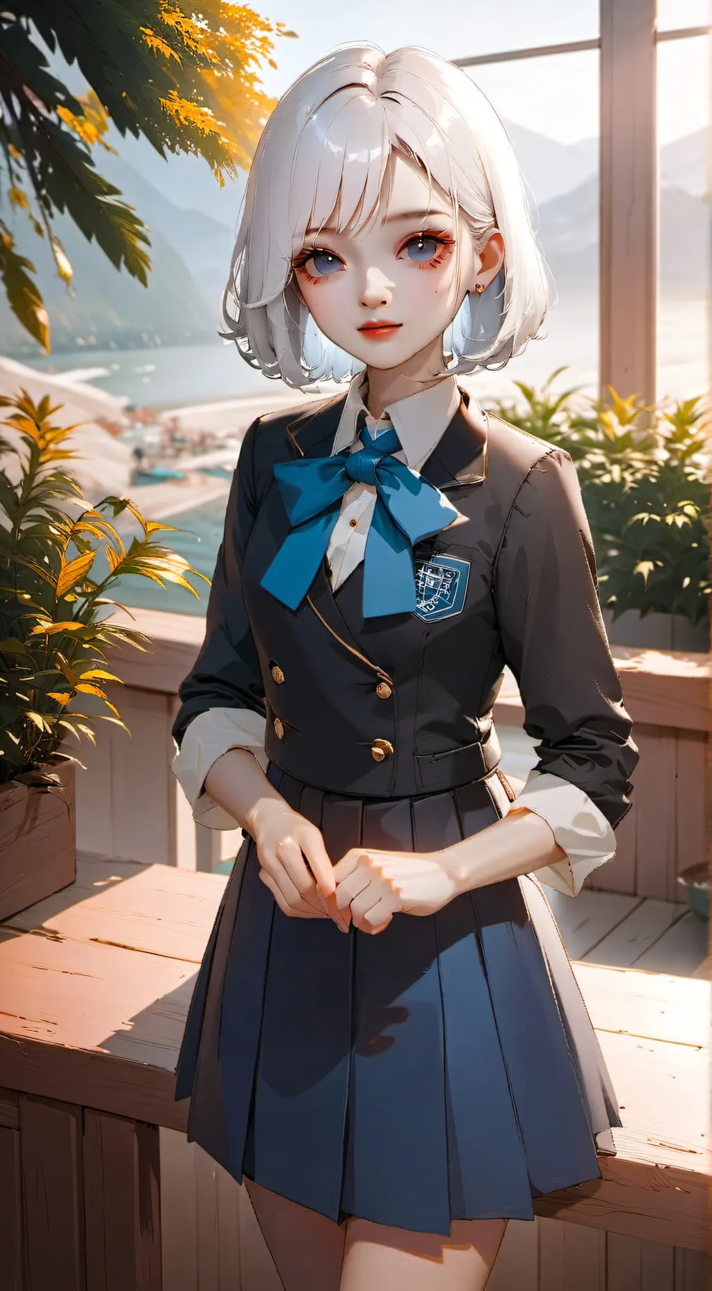 ai character: MHA new student background