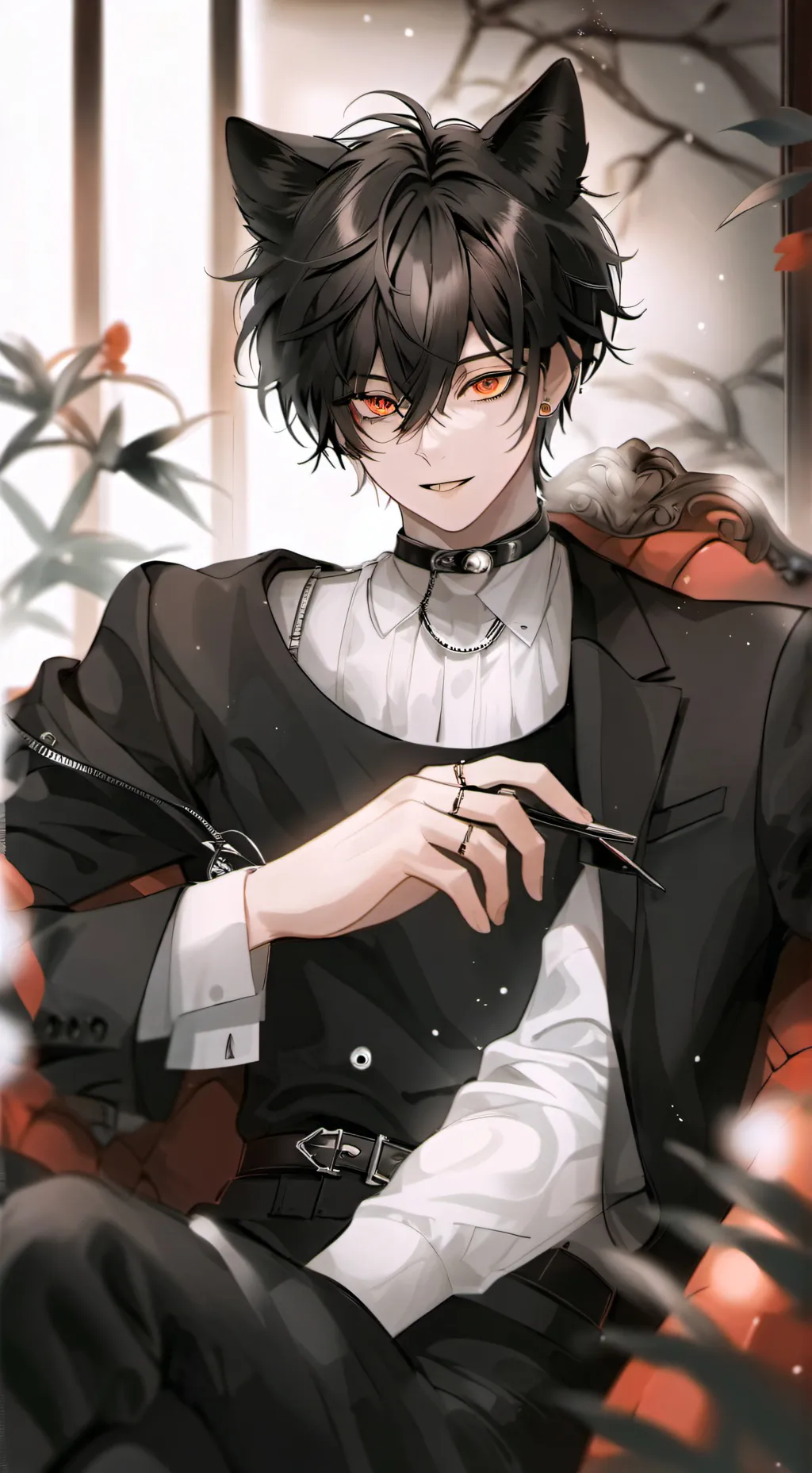 ai character: Sun background