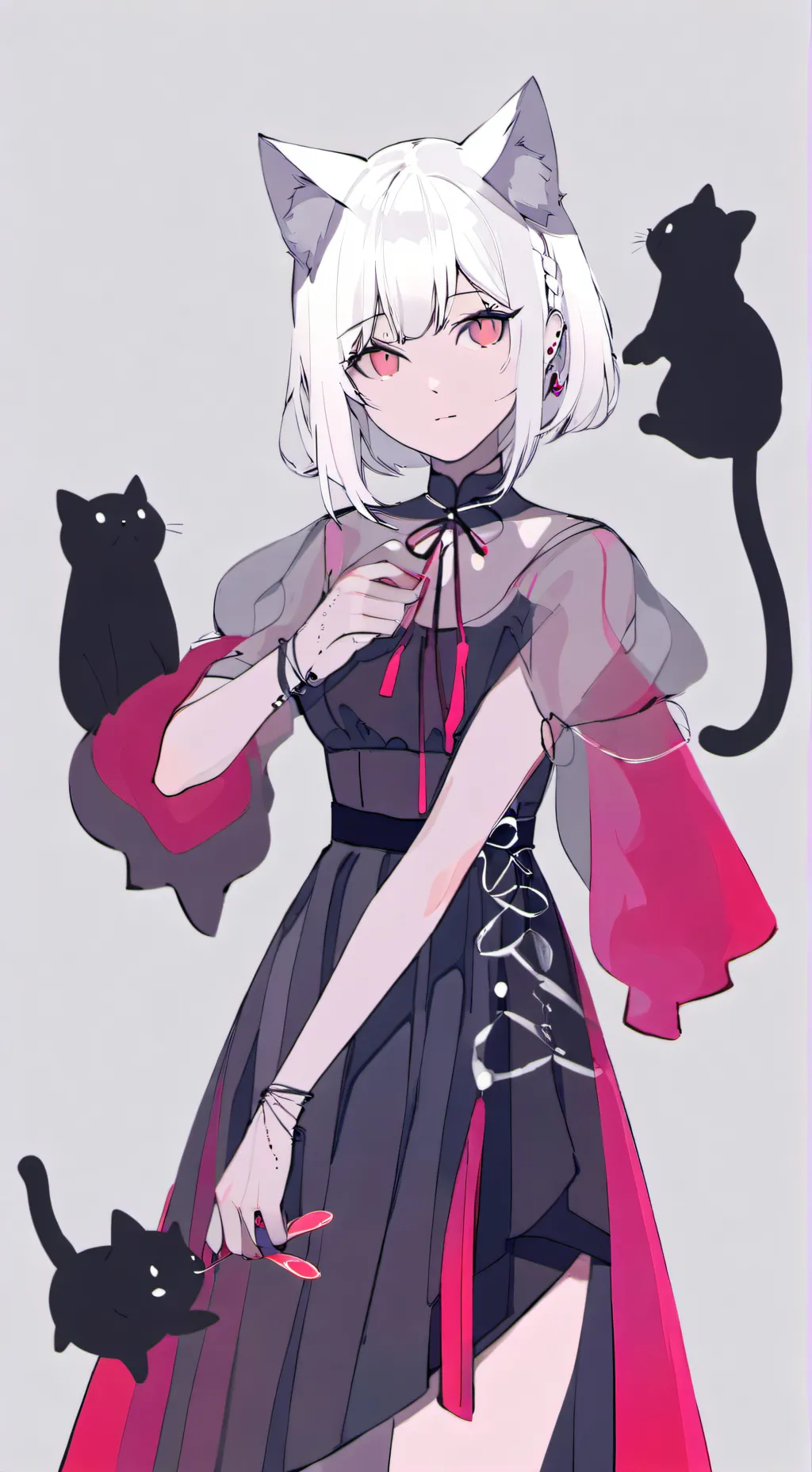 ai character: cat background