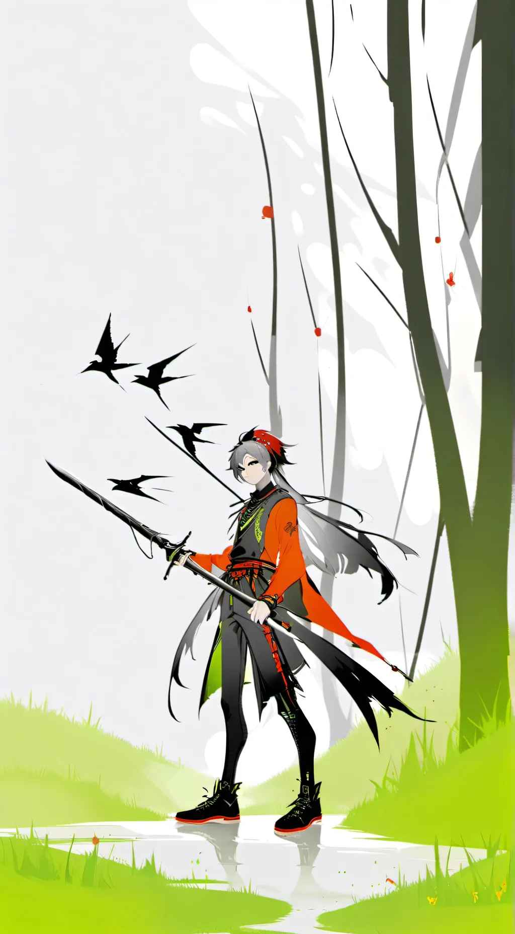 ai character: Zane  background