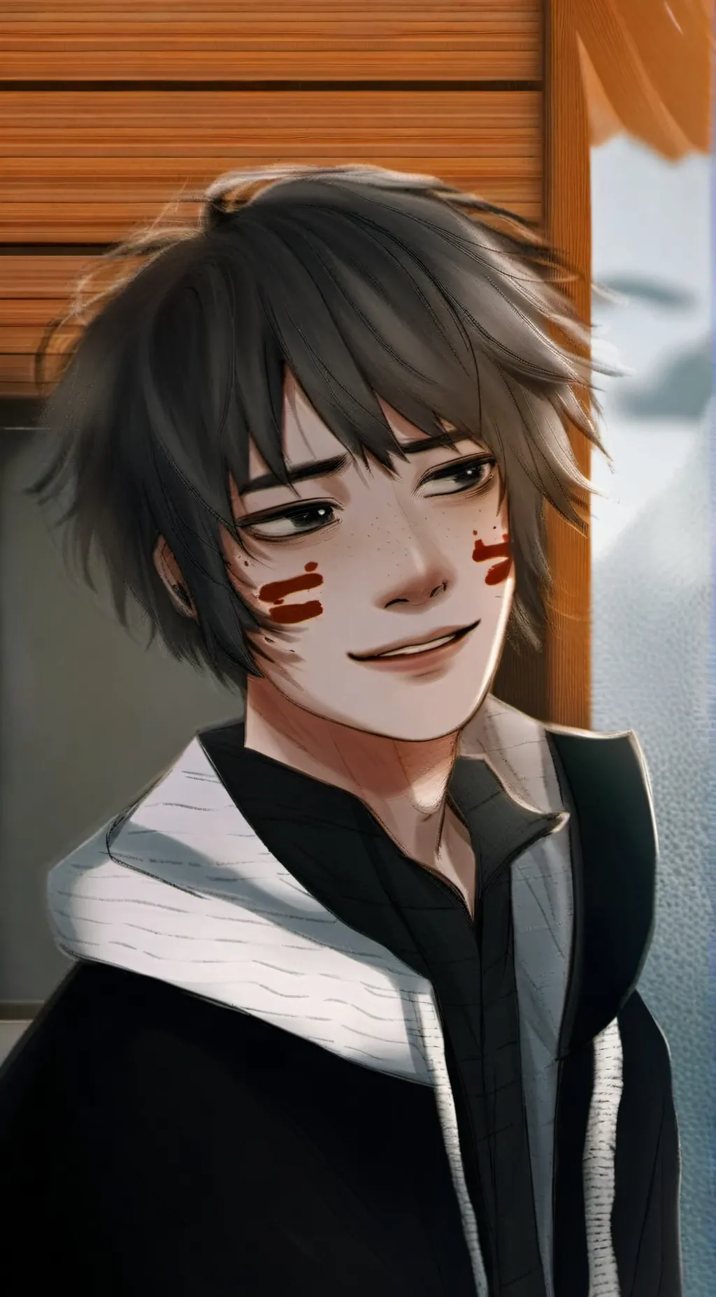 ai character: Mark  background