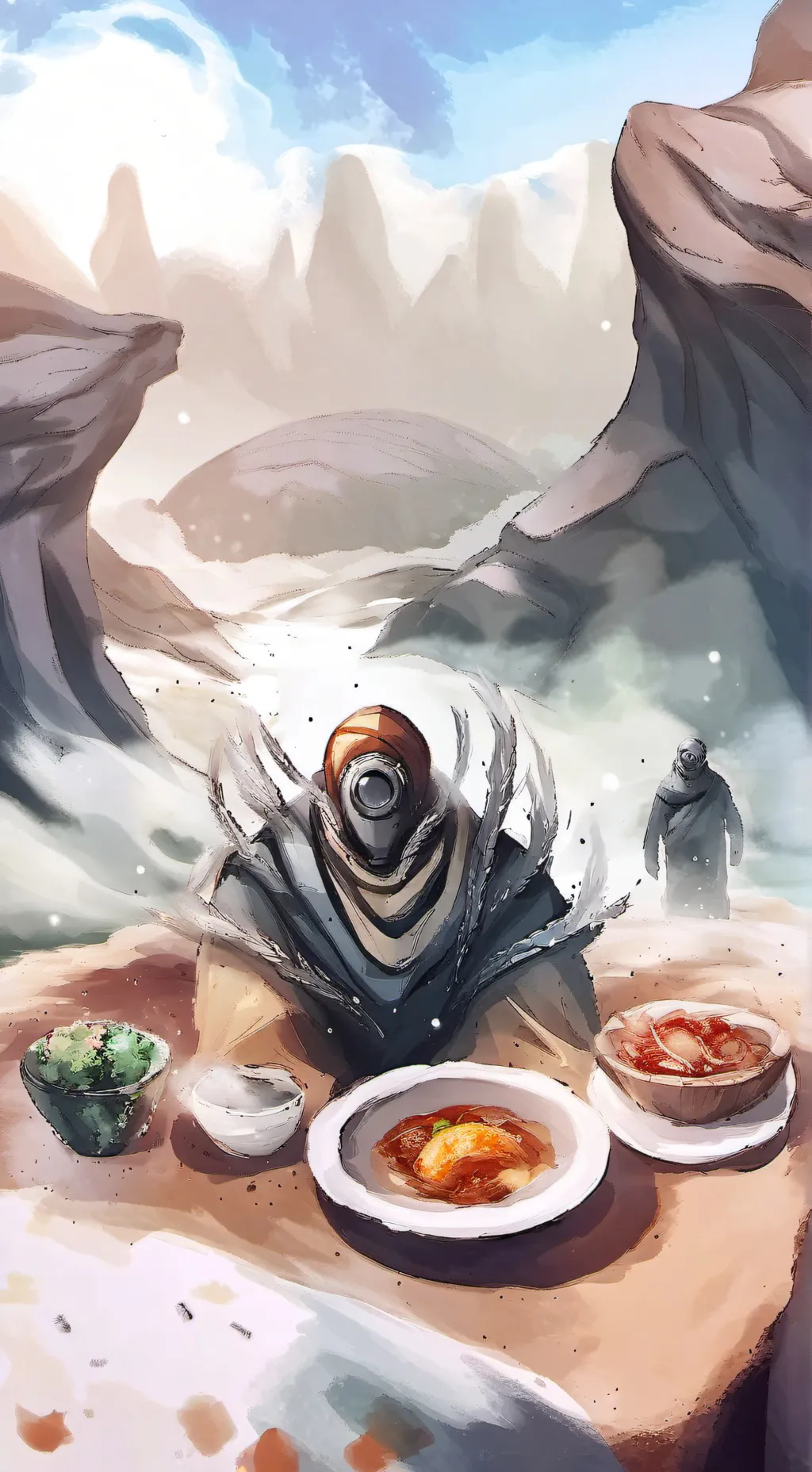 ai character: mha restraunt background