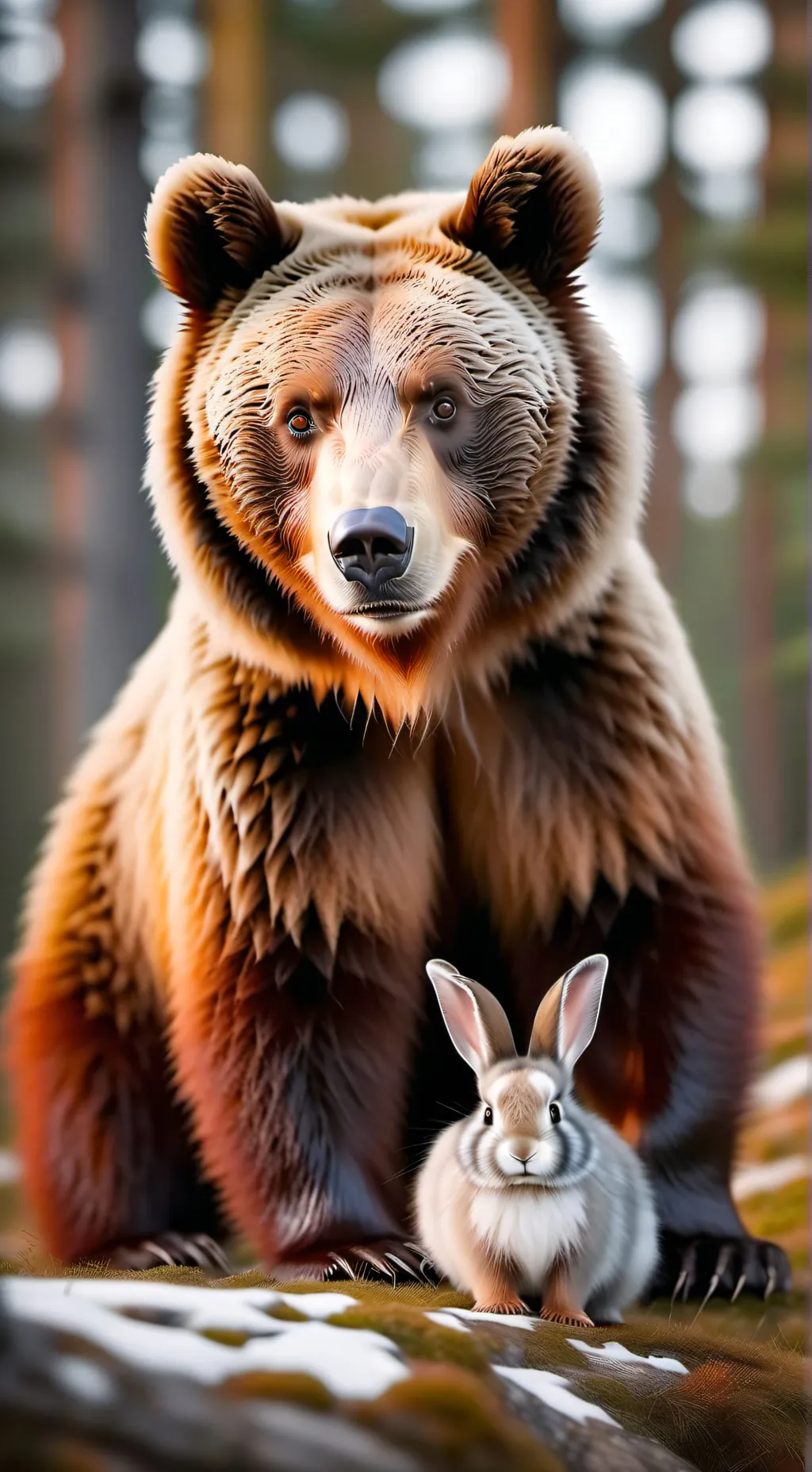 ai character: brutos the bear background